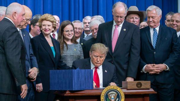 trump farm bill signing