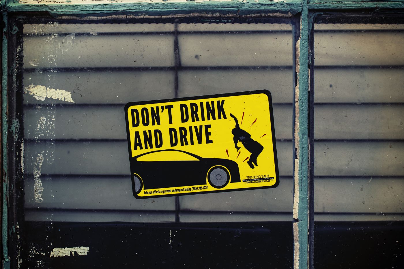 dont drink and drive sign